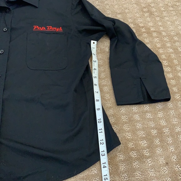 PEP BOYS Doc & Amelia Cintas Medium Work Shirt RARE FIND - Picture 8 of 9